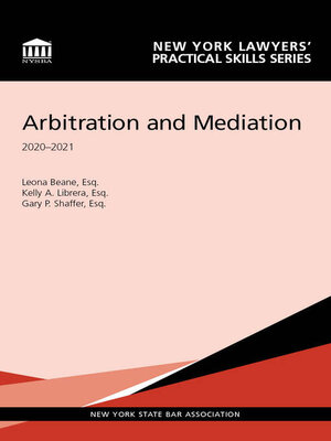 cover image of Arbitration and Mediation